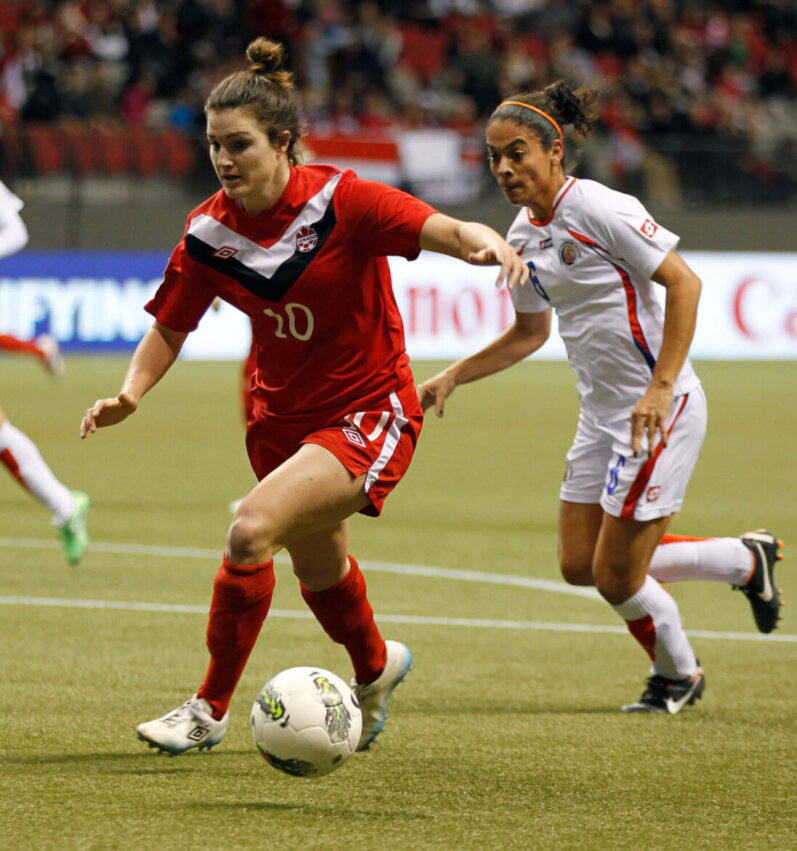 Christina Julien #10 do Canada Soccer