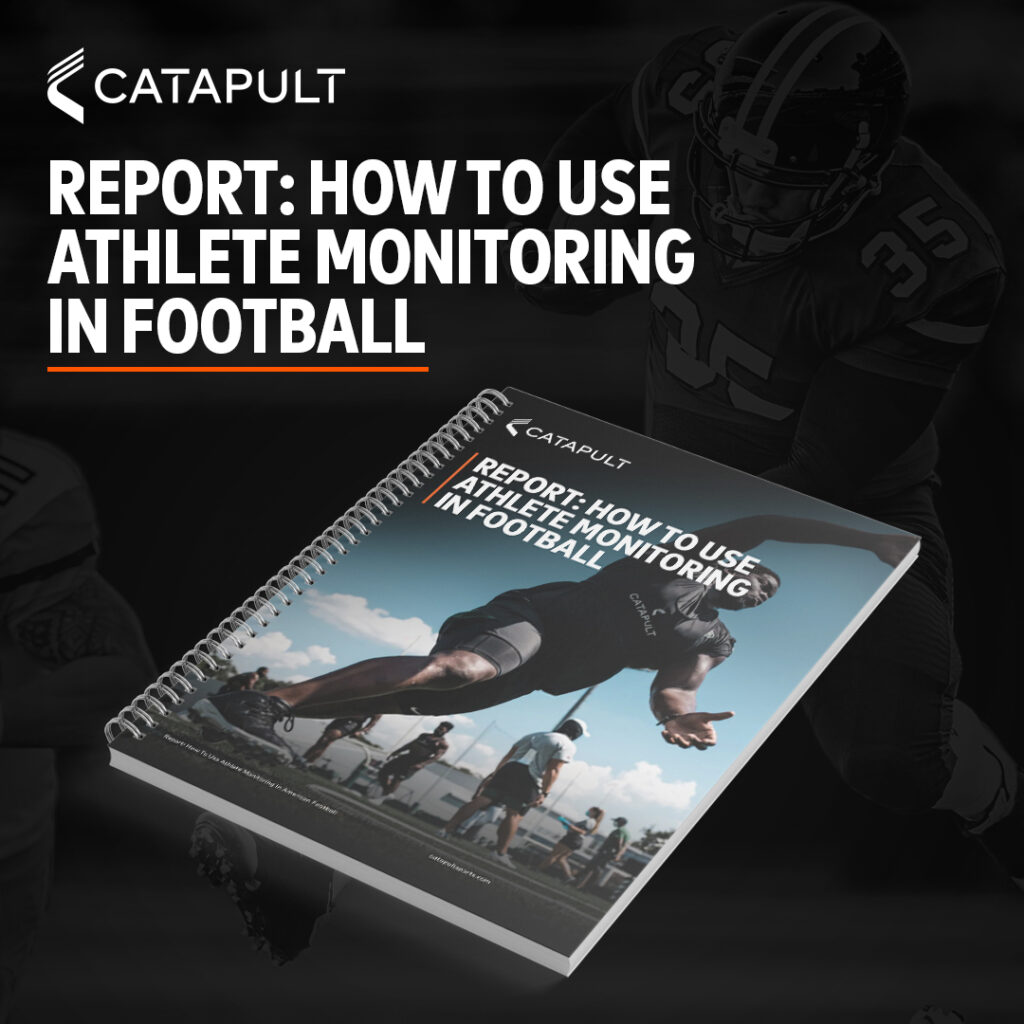 Rapporto di monitoraggio degli atleti di football americano